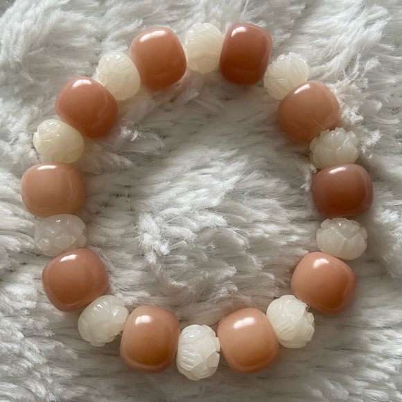 Handmade bodhi seeds / beads meditation bracelet - Picture 8 of 10